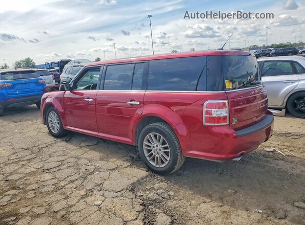 2FMGK5C87JBA18689 2018 FORD FLEX Red უკანა მარცხენა
