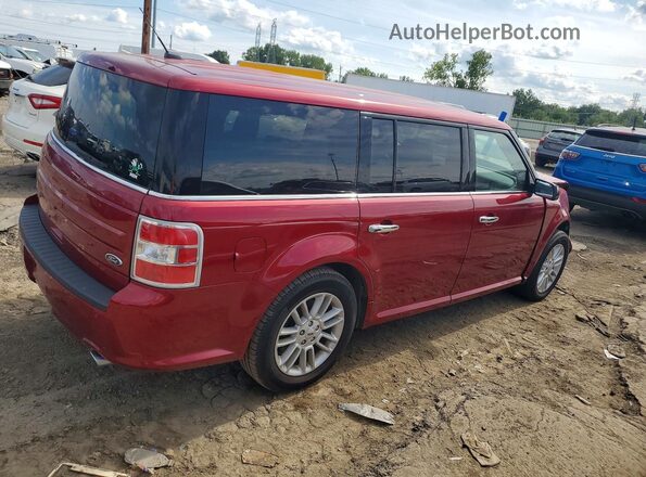 2FMGK5C87JBA18689 2018 FORD FLEX Red უკანა მარჯვენა
