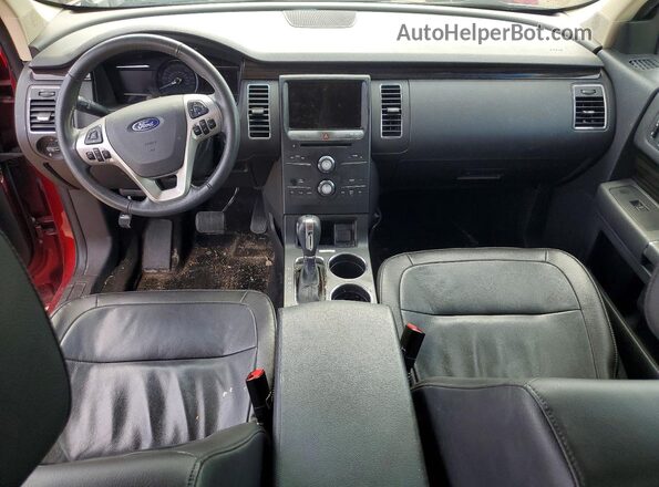 2FMGK5C87JBA18689 2018 FORD FLEX Red წინა პანელის ხედი