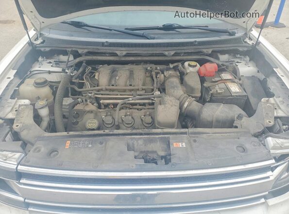 2FMGK5C87KBA19164 2019 FORD FLEX White Vista interior trasera