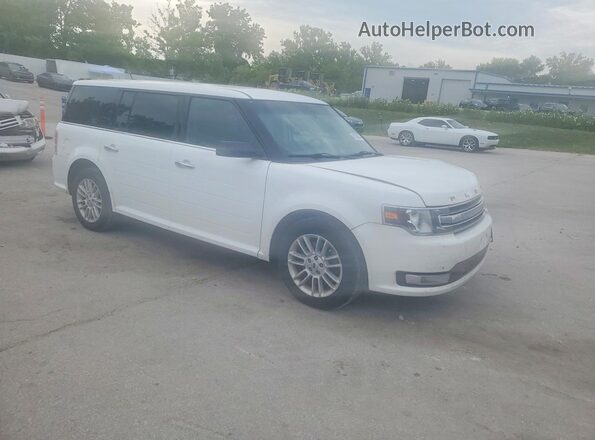 2FMGK5C87KBA19164 2019 FORD FLEX White Delantero derecho