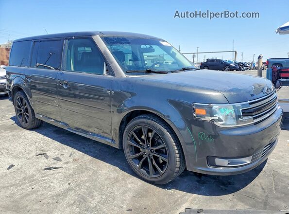2FMGK5C88GBA05751 2016 FORD FLEX Gray Delantero derecho