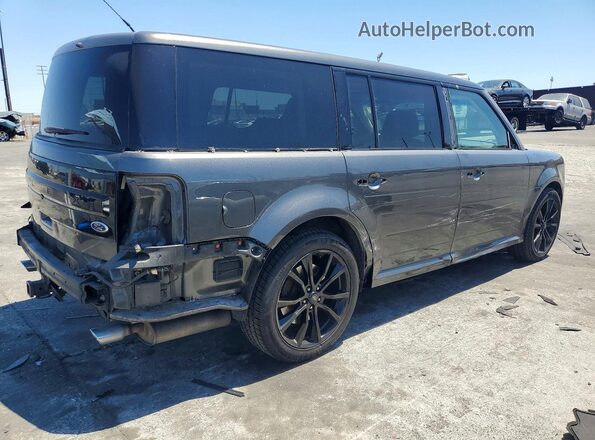 2FMGK5C88GBA05751 2016 FORD FLEX Gray Trasero derecho