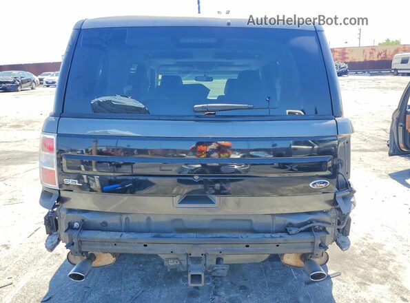 2FMGK5C88GBA05751 2016 FORD FLEX Gray Vista trasera