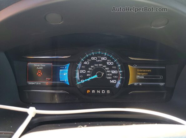 2FMGK5C88GBA05751 2016 FORD FLEX Gray Vista del cuadro de instrumentos