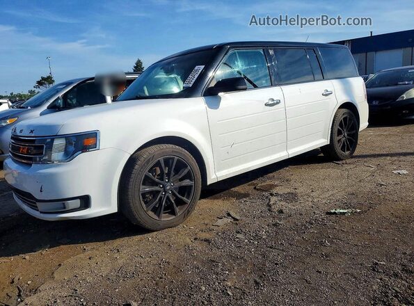 2FMGK5C88JBA10665 2018 FORD FLEX White Rear left