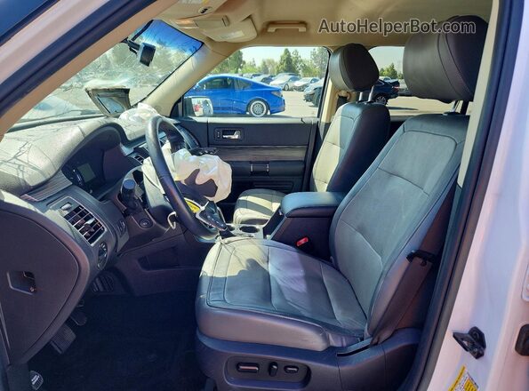 2FMGK5C88JBA18135 2018 FORD FLEX White წინა სალონის ხედი