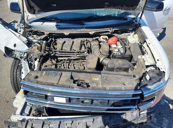 2FMGK5C88JBA18135 2018 FORD FLEX White უკანა სალონის ხედი