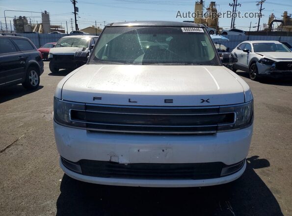 2FMGK5C89GBA09128 2016 FORD FLEX White Front view