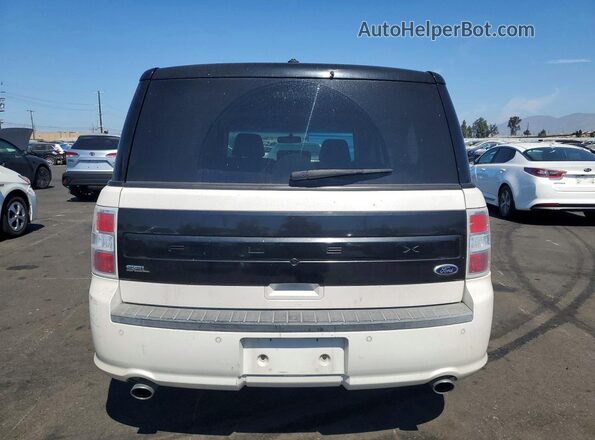 2FMGK5C89GBA09128 2016 FORD FLEX White Rear view