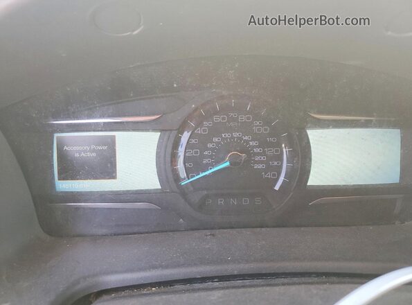 2FMGK5C89GBA09128 2016 FORD FLEX White Instrument cluster view