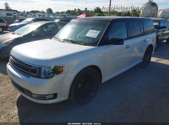 2FMGK5C89HBA04089 2017 FORD FLEX Белый Передняя левая четверть
