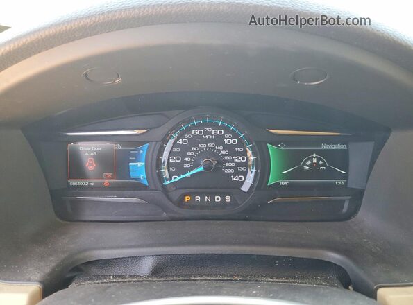 2FMGK5C89KBA33034 2019 FORD FLEX Red ხელსაწყოთა პანელის ხედი
