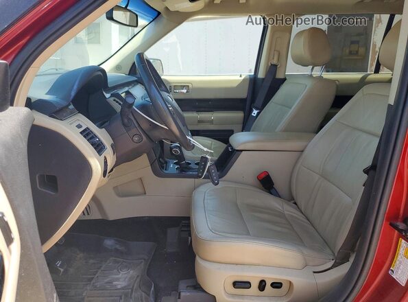 2FMGK5C89KBA33034 2019 FORD FLEX Red წინა სალონის ხედი