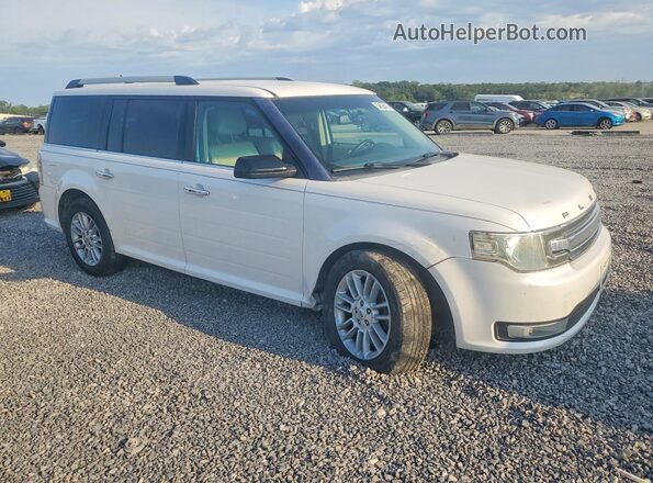 2FMGK5C8XJBA08318 2018 FORD FLEX Белый Передняя правая четверть