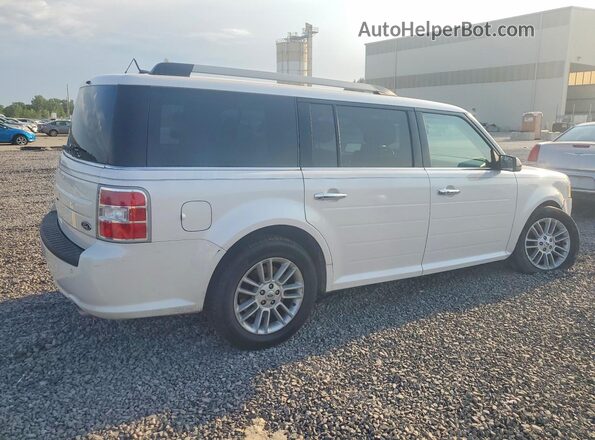 2FMGK5C8XJBA08318 2018 FORD FLEX Белый Задняя правая четверть