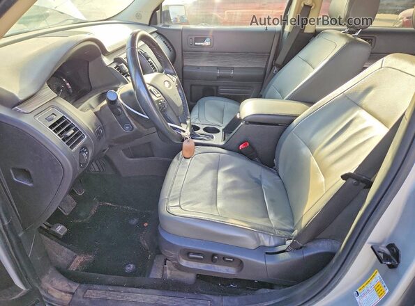 2FMGK5C8XJBA19738 2018 FORD FLEX Silver Вид салону спереду