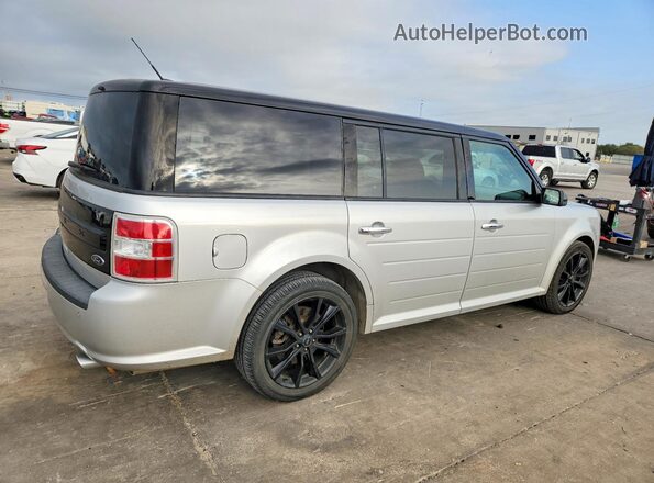 2FMGK5C8XJBA19738 2018 FORD FLEX Silver Задня права чверть