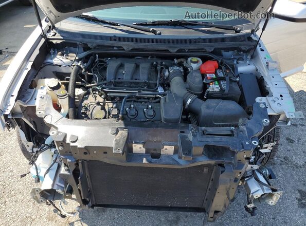 2FMGK5D81JBA12532 2018 FORD FLEX Silver Вид підкапотного простору