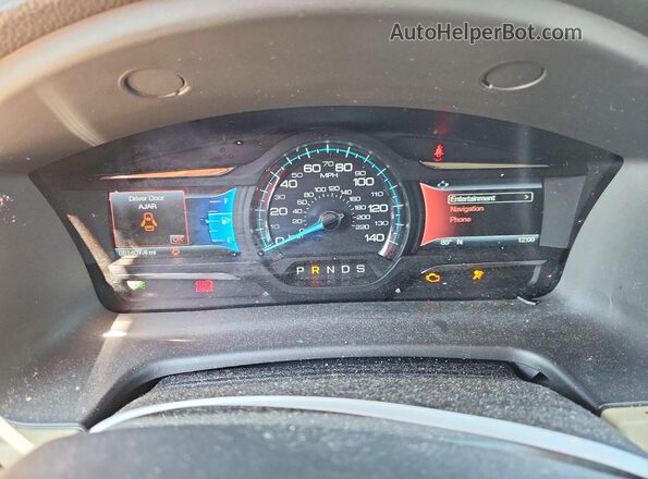 2FMGK5D82GBA02598 2016 FORD FLEX White Սարքավորումների վահանակի տեսք