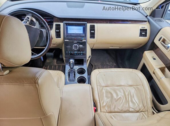 2FMGK5D83GBA22925 2016 FORD FLEX Blue Առջևի վահանակի տեսք
