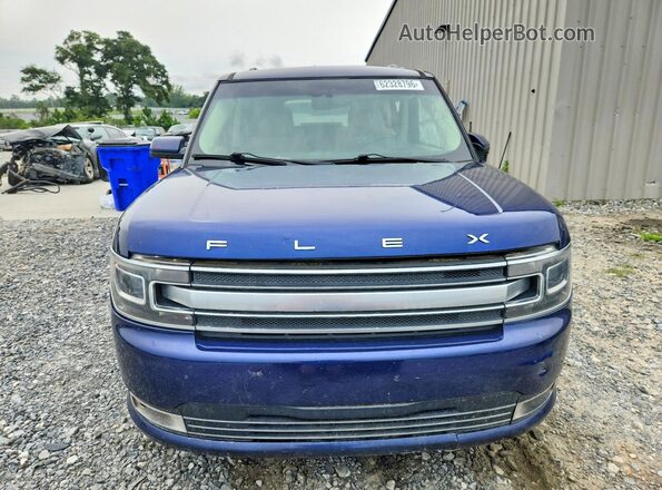 2FMGK5D83GBA22925 2016 FORD FLEX Blue Դիմացի տեսք