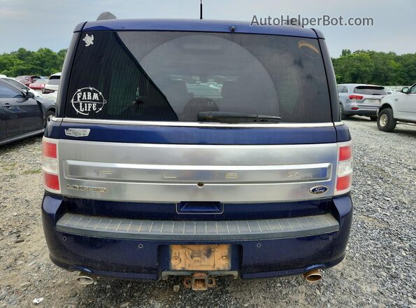 2FMGK5D83GBA22925 2016 FORD FLEX Blue Հետևի տեսք
