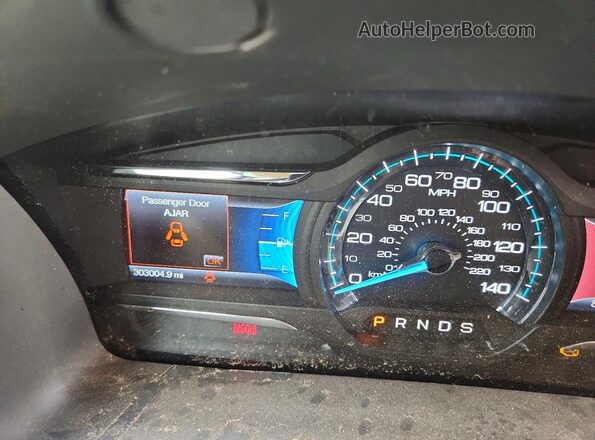 2FMGK5D83GBA22925 2016 FORD FLEX Blue Սարքավորումների վահանակի տեսք
