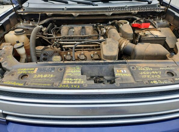 2FMGK5D83GBA22925 2016 FORD FLEX Blue Շարժիչի բաժամունքի տեսք