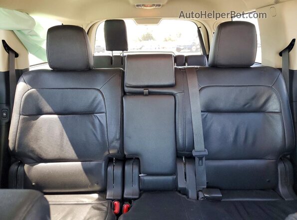 2FMGK5D83KBA08385 2019 FORD FLEX Charcoal Vista de los asientos traseros