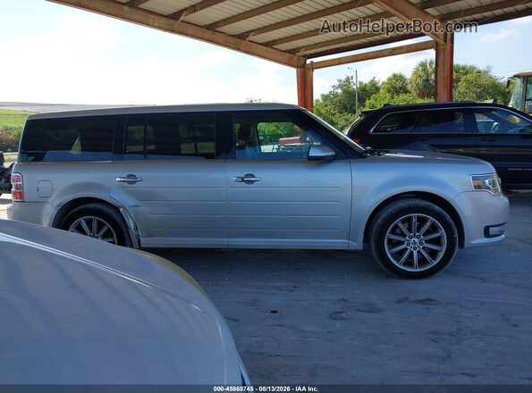 2FMGK5D84JBA09818 2018 FORD FLEX Silver უკანა სალონის ხედი