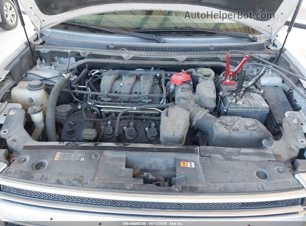 2FMGK5D84JBA09818 2018 FORD FLEX Silver უკანა ხედი