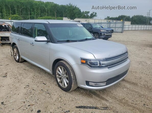 2FMGK5D85HBA00832 2017 FORD FLEX Серебряный Передняя правая четверть