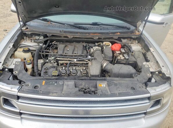 2FMGK5D85HBA00832 2017 FORD FLEX Серебряный Вид задней части салона