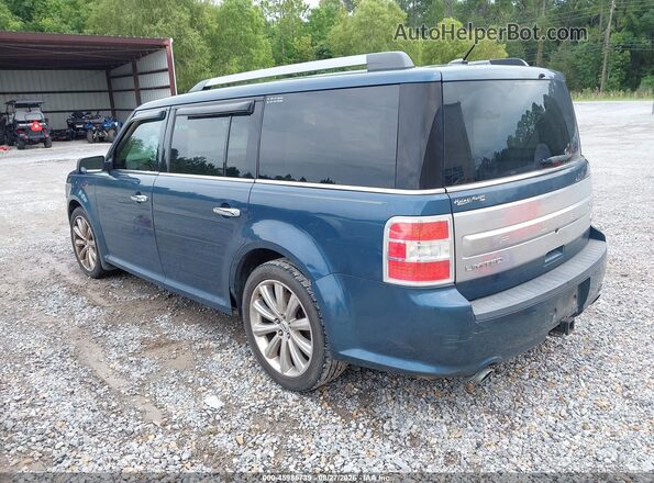2FMGK5D86GBA10459 2016 FORD FLEX Blue Հետևի ձախ