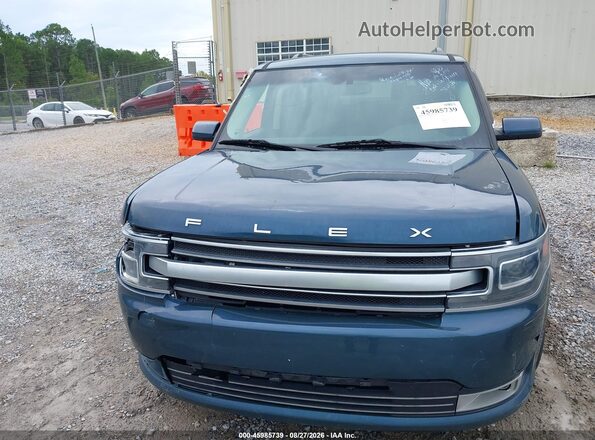2FMGK5D86GBA10459 2016 FORD FLEX Blue Դիմացի տեսք