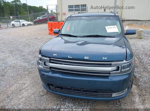 2FMGK5D86GBA10459 2016 FORD FLEX Blue Սարքավորումների վահանակի տեսք