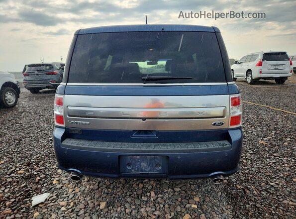 2FMGK5D87JBA08808 2018 FORD FLEX Blue უკანა ხედი