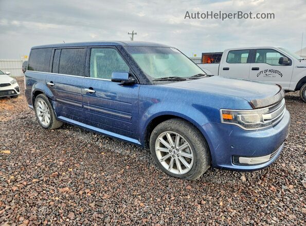 2FMGK5D87JBA08808 2018 FORD FLEX Blue წინა მარჯვენა