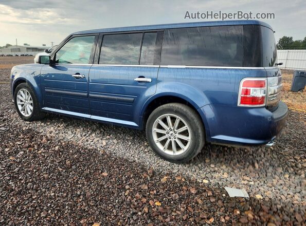 2FMGK5D87JBA08808 2018 FORD FLEX Blue უკანა მარცხენა