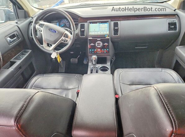 2FMGK5D87JBA08808 2018 FORD FLEX Blue წინა პანელის ხედი
