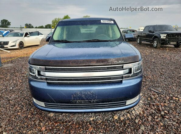 2FMGK5D87JBA08808 2018 FORD FLEX Blue წინა ხედი