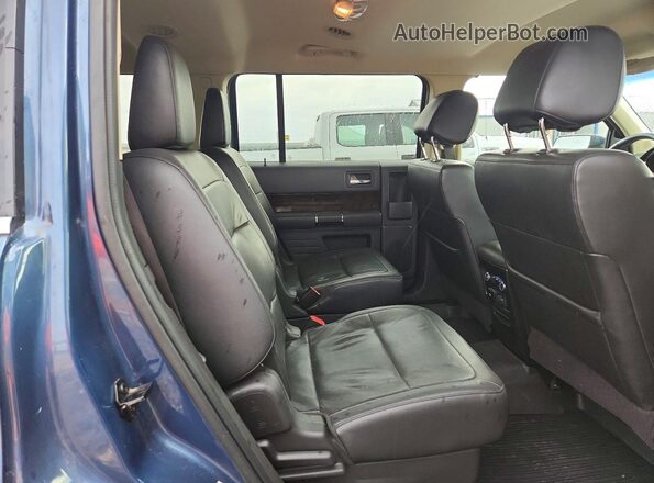 2FMGK5D87JBA08808 2018 FORD FLEX Blue უკანა სალონის ხედი