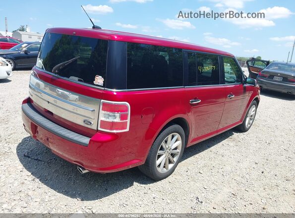 2FMGK5D88GBA02251 2016 FORD FLEX Red Rear right