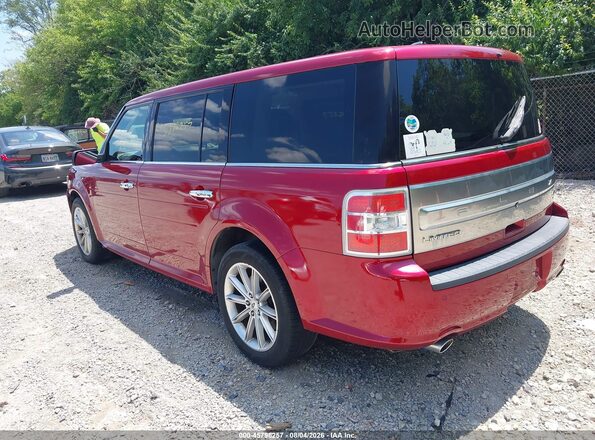 2FMGK5D88GBA02251 2016 FORD FLEX Red Rear left