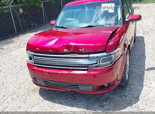 2FMGK5D88GBA02251 2016 FORD FLEX Red Front view