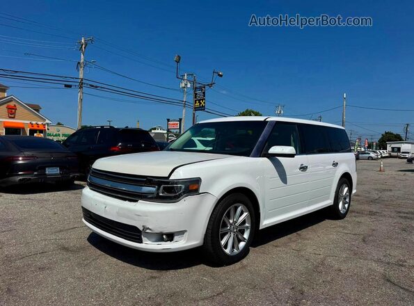 2FMGK5D88KBA22590 2019 FORD FLEX White Հետևի աջ