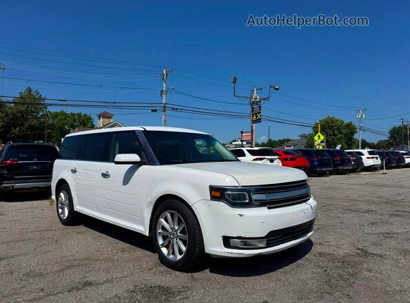 2FMGK5D88KBA22590 2019 FORD FLEX White Հետևի ձախ