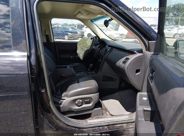 2FMGK5D89KBA05927 2019 FORD FLEX Black Widok wnętrza z przodu