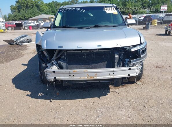 2FMGK5D89KBA36286 2019 FORD FLEX Silver Front view